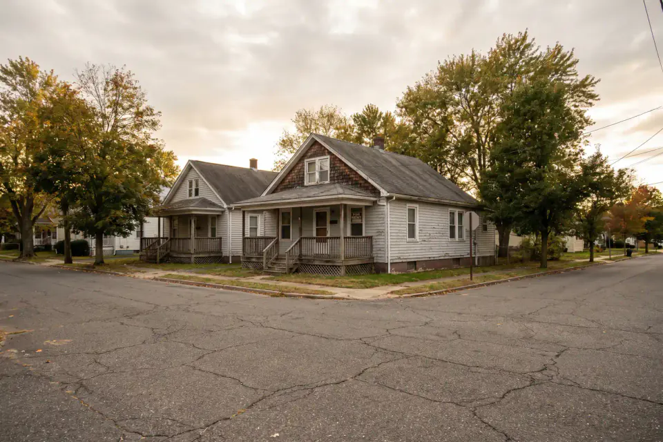 Detached homes and a college rental in Glassboro, New Jersey