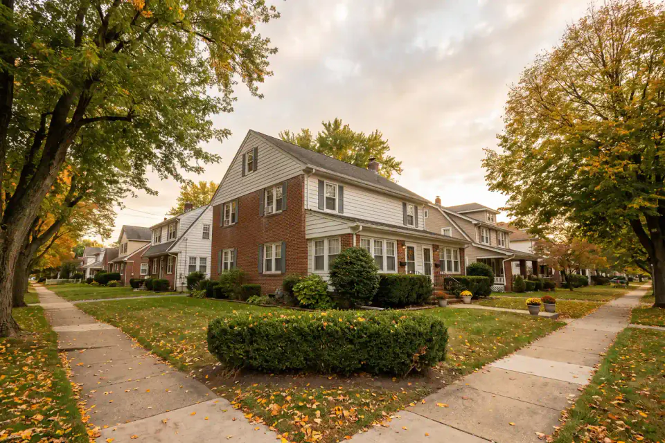Student rental and suburban homes near downtown Newark Delaware