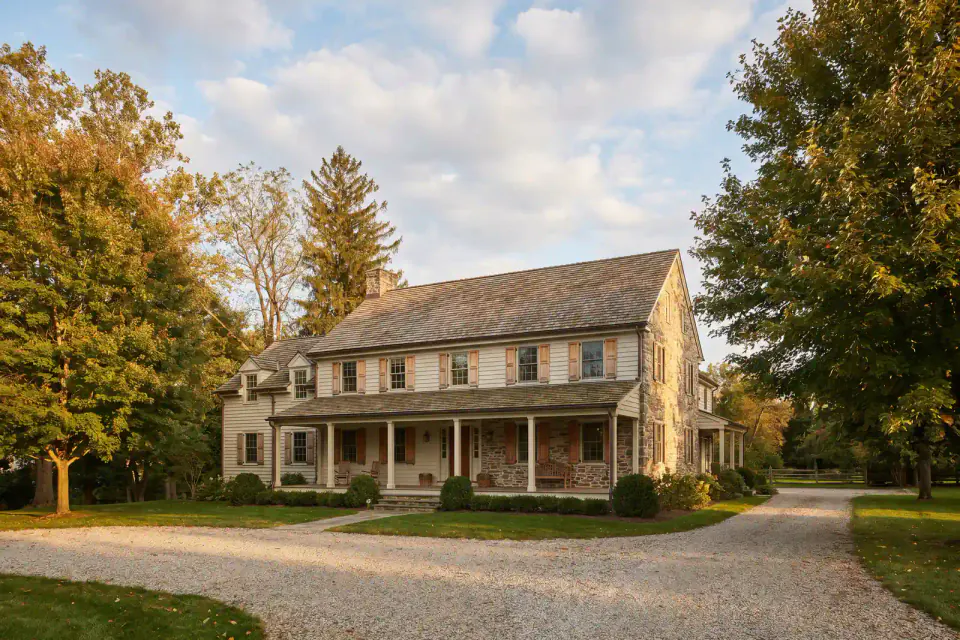 Large-lot Hunterdon County homes and historic Lambertville houses in New Jersey